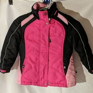 Rothschild girls pink winter coat